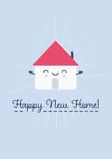 Cute New Home Card - Smiley House - Happy New Home! created by Small Dots