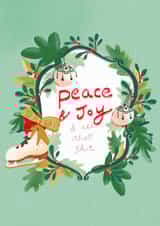 Send the Peace and joy and all that shit this Christmas  created by Sinead Peyton