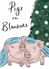 Pigs in blankets created by JMountford Art