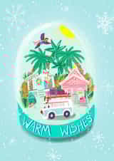 Warm Wishes Christmas card created by Sinead Peyton