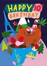 Happy 10th Birthday created by Banjo Robinson