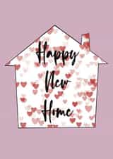 Cute New Home Card - House Of Hearts - Happy New Home created by BMCeeDesigns
