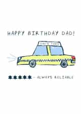 HAPPY BIRTHDAY DAD - DAD'S TAXI created by CK.PRINTS