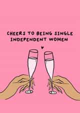 Single independent women created by Molly Cards UK