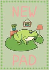 New Home. Housewarming Greetings Card created by Helen Ridley Illustration