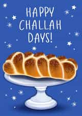 Happy Challah Days Hanukkah Card created by Amy Florence Design