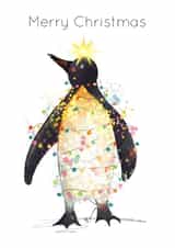 Christmas penguin created by Nattie Threads