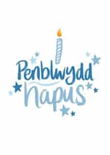 Penblywdd Hapus Welsh Birthday Card created by intruekirstyle