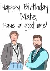 Line of Duty Birthday Card created by AKCreativeFinds