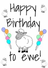 Happy Birthday to Ewe! created by AKCreativeFinds