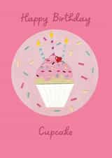 Happy Birthday Cupcake Card created by Little Island Crafts