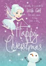 Christmas Snow Fairy Wish Card created by PipWilsonArt