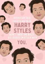 Stuck With You Harry Styles Card created by Esther the Sketcher