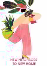 New home plants card created by Holaholga (Olga Aleksandrova)