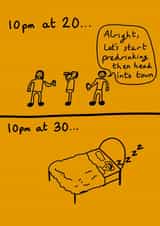 Getting old Birthday Card created by DeezDoodles