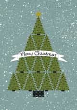 Christmas tree filled with small Christmas trees created by VerUnique Designs