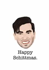 Happy Schittmas Greeting Card created by The Gift Cartel