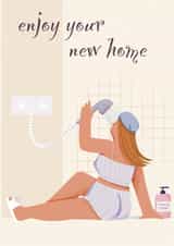 Fresh pretty Enjoy Your New Home card created by Sofita Ki
