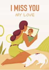 Heartfelt Miss You card created by Sofita Ki