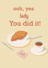 Traditional Congratulations You Did It card created by Sofita Ki