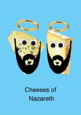 Funny - Cheese - Nazareth - Pun - Christmas Card created by kissmekwik