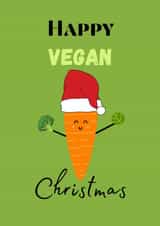 Vegan Christmas card created by Figaroo!