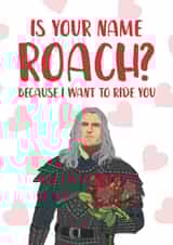 Naughty 'The Witcher' inspired Valentine's Day Card created by The Cake Thief