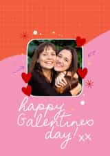 Personalised Valentines Day Photo Card created by KATIE S - Galentines friend Valentines Day Personalised Photo Card 20117