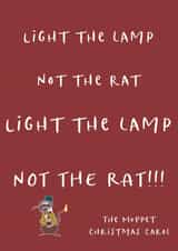 Light the lamp, not the rat created by The Decaffeinated Squirrel