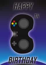 8th Birthday Gamer created by Rachel Hsiroc Design