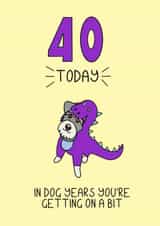 Happy 40th Birthday! created by Schnauzer Scribbles