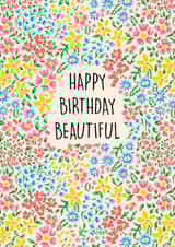 HAPPY BIRTHDAY BEAUTIFUL created by Poppy & Mabel