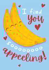 Cute banana Valentine's Card created by Dan Bang Studio
