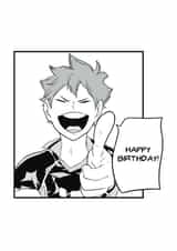 anime manga birthday card 1001 created by JessyMay