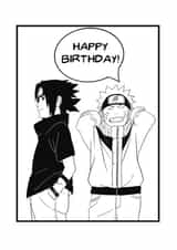 anime manga birthday card 1002 created by JessyMay