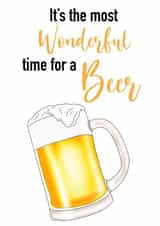 Beer Christmas Card created by Cheeky LouLou