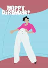 Harry Styles Birthday card created by Bella Doodles