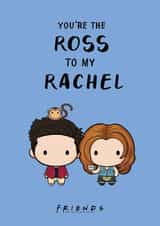Cute Valentine's Day Card - Ross and Rachel - Friends created by Cardology