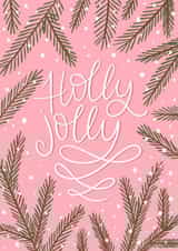 Cozy Christmas. Holly Jolly created by Nadya Barkova