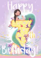 7th Mermaid birthday card! created by @Alisha Vas