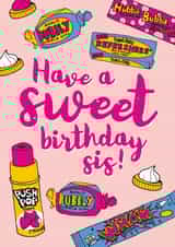 Sweet Sister Birthday Card created by Lucy Marie Design