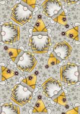 Send a smile to someone you care about - whimsical gnomes card - Bumble bee created by Bonny Shatwell