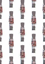Cute Nut Cracker pattern - send a smile - Christmas design created by Bonny Shatwell