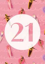 21th summer girls card created by Holaholga (Olga Aleksandrova)