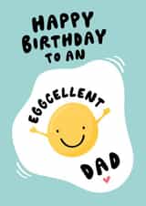 Eggcellent Dad Birthday Card created by Fliss Muir