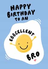 Eggcellent Bro Birthday Card created by Fliss Muir