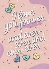 Cheers to our forever love created by Laura Beutner