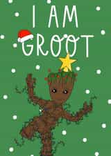 I am Groot Christmas Card created by Han Crafted