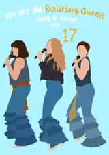 Dancing Queen 17th birthday card created by Bella Doodles