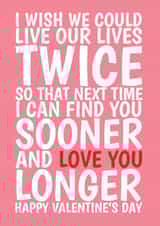 I Wish I Could Love You longer Valentine's Day created by @Cupsie's Creations